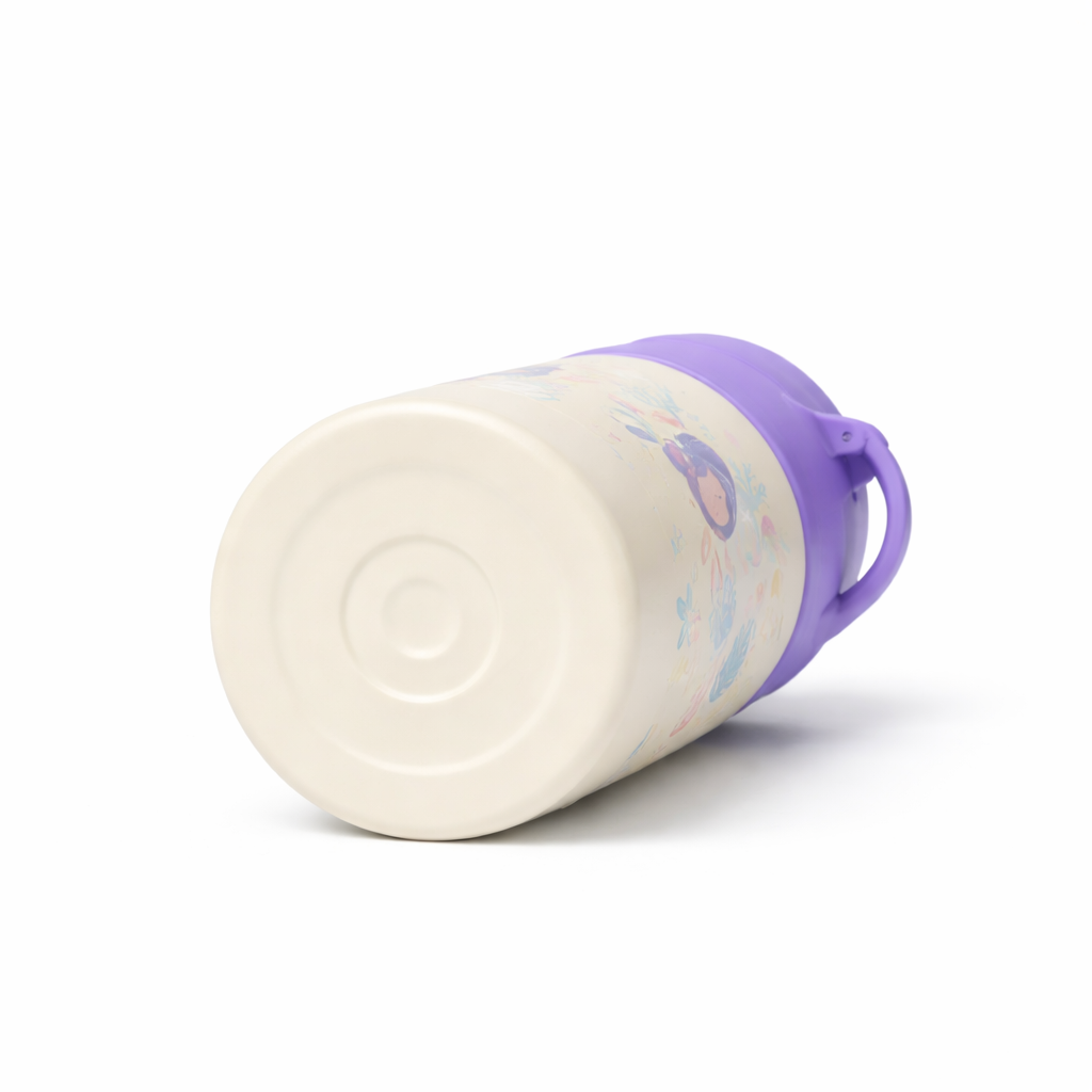 Bidon termiczny dla dzieci SOVENTI 400ml syrenka mermaid fioletowy - zdjęcie 2
