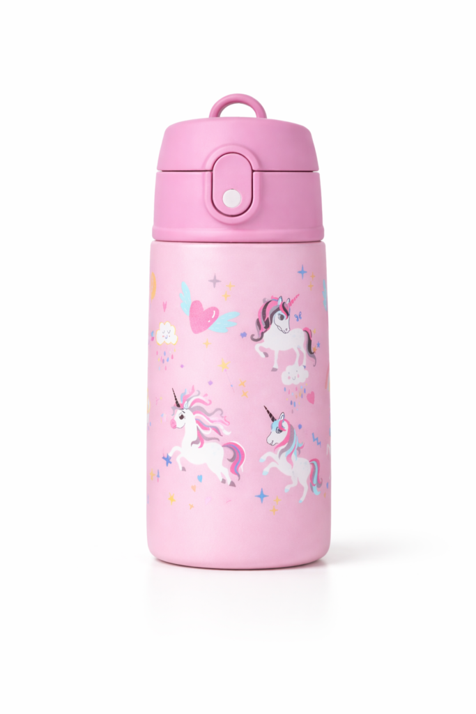 Bidon termiczny dla dzieci SOVENTI 400ml unicorn różowy