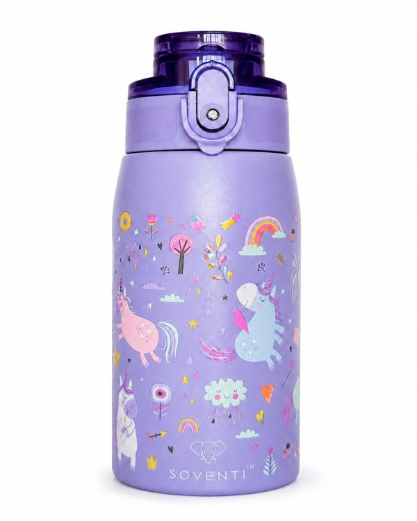 Bidon SOVENTI Jednorożce Lawenda 350 ml