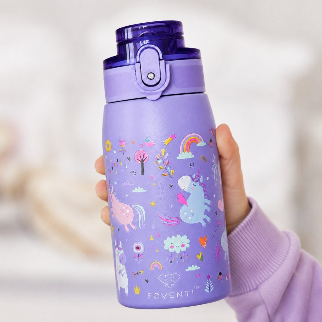 Bidon SOVENTI Jednorożce Lawenda 350 ml — zdjęcie 7