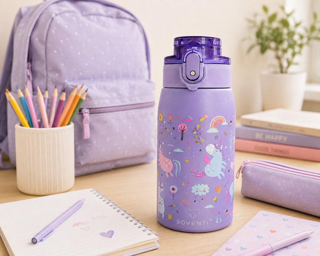 Bidon SOVENTI Jednorożce Lawenda 350 ml — zdjęcie 8