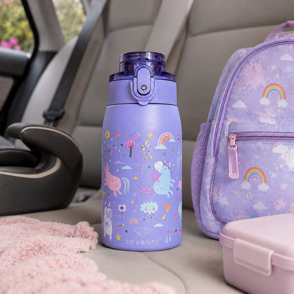Bidon SOVENTI Jednorożce Lawenda 350 ml — zdjęcie 12