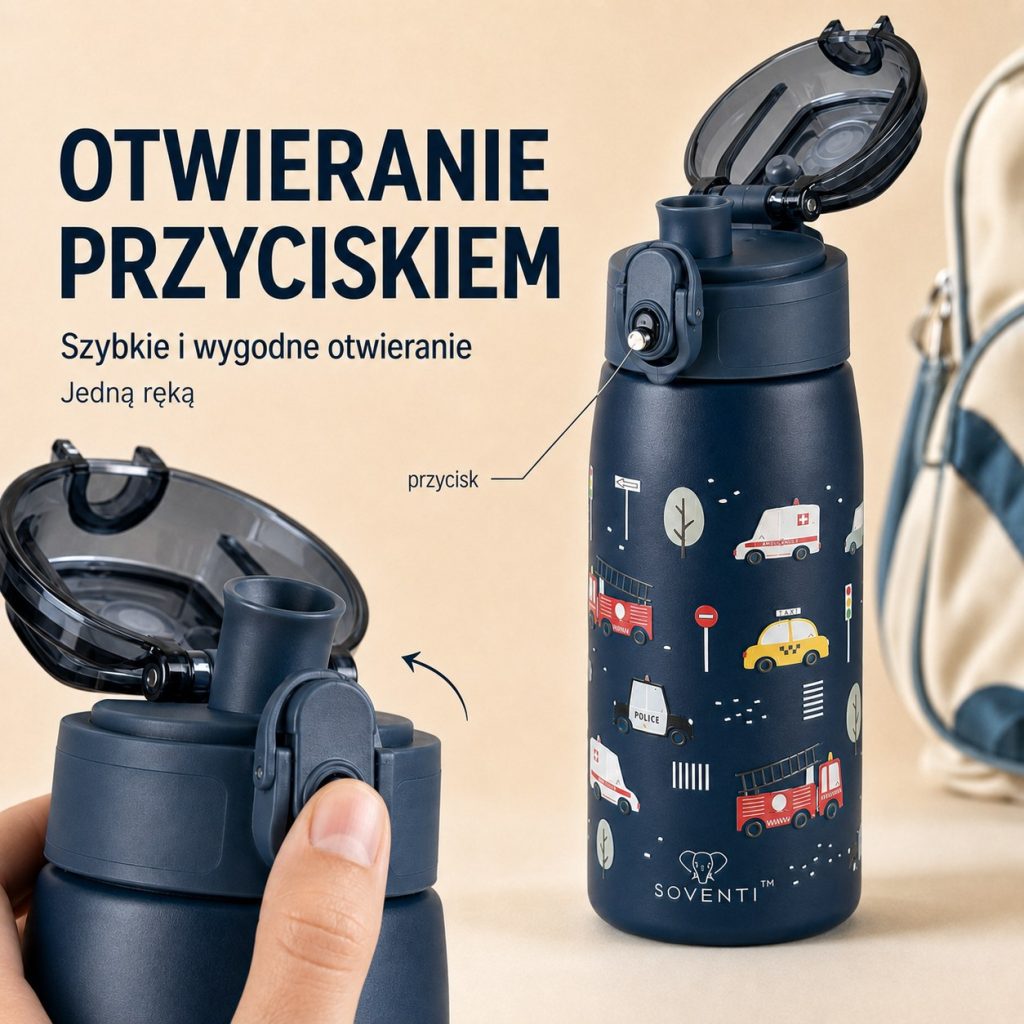 Bidon SOVENTI Pojazdy 350 ml — zdjęcie 5