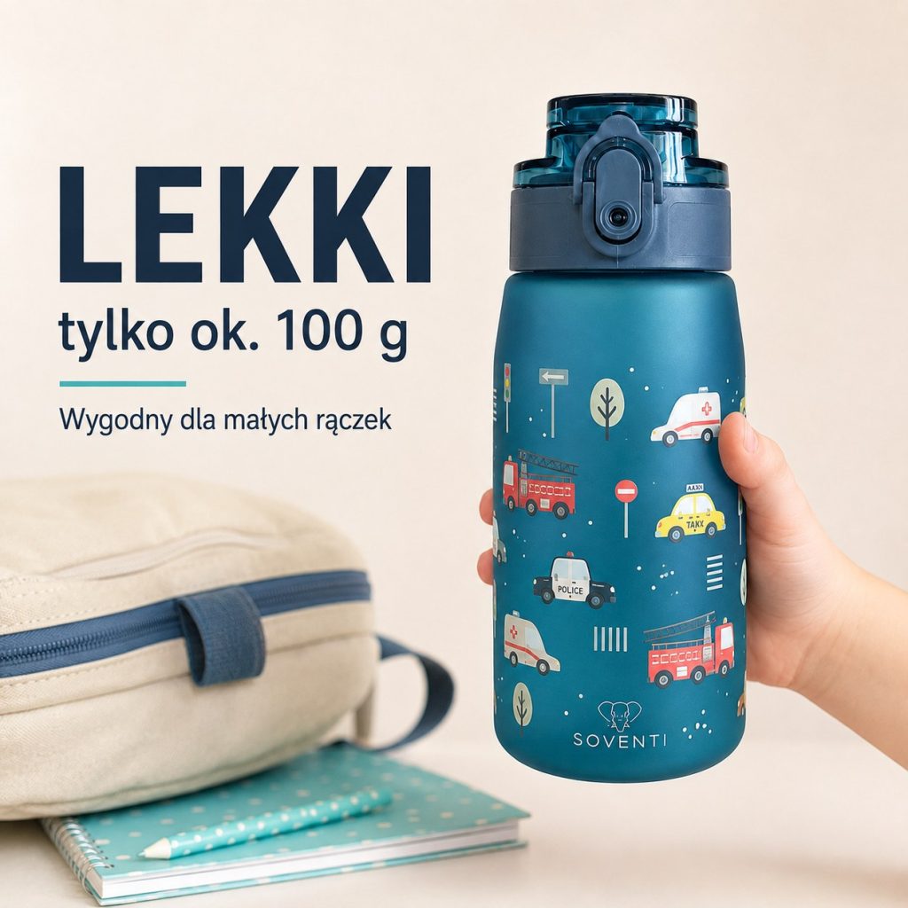 Bidon SOVENTI Samochody 420 ml — zdjęcie 5